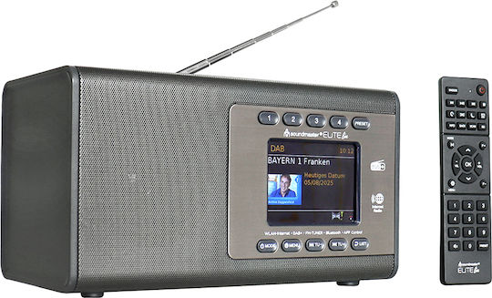 Soundmaster IR7000TI Επιτραπέζιο Ραδιόφωνο DAB+ με Bluetooth Γκρι