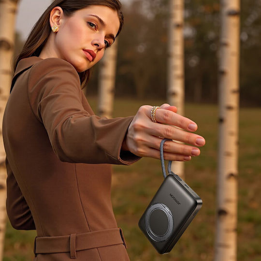 Joyroom JR-PBM02 MagSafe Power Bank 10000mAh 22.5W με Θύρα USB-C Μαύρο