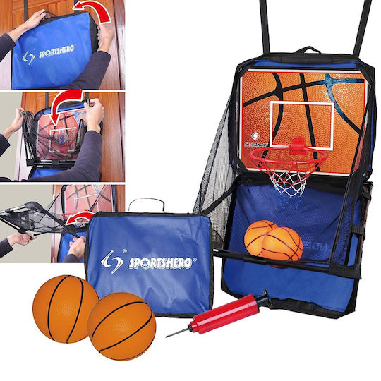 ToyMarkt Indoor & Outdoor Wall Mounted Basketball Hoop with Ball