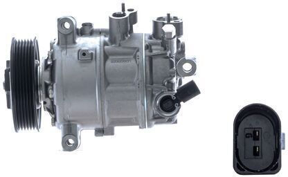Mahle Car Engine Parts Air Conditioning Compressor Audi A1 A3 Q2 Q3 TT Seat Arona Ateca Ibiza Leon 1.0-2.0d 12v 6cvc Pulley 110mm R1234yf R134a