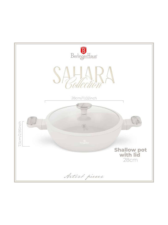 Berlinger Haus Stainless Steel Shallow Pot 3.8lt / 28cm