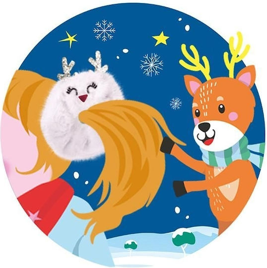 Elastic Scrunchie Pentru Păr White Reindeer 1 Bucată Trendhaus