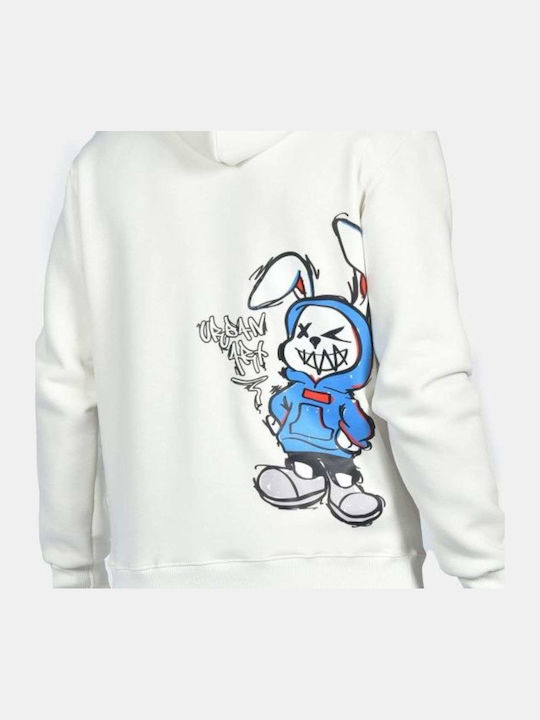 Sweatshirt mit Kapuze White