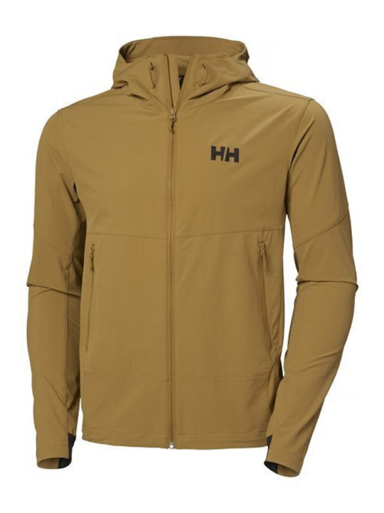Winter Jacket Softshell Waterproof and Windproof Khaki