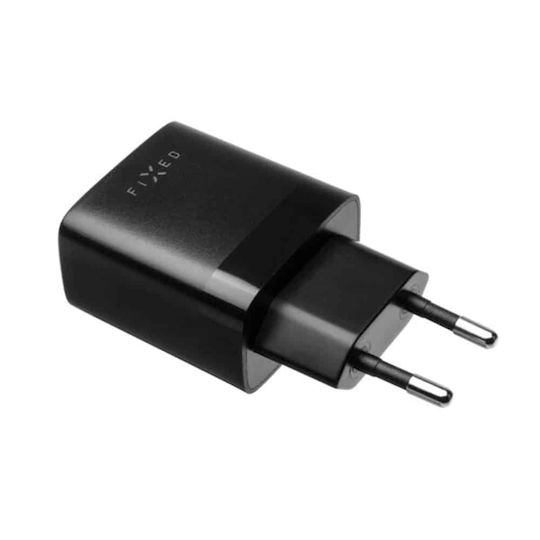 Fixed Ladegerät ohne Kabel mit 2 USB-A Anschlüsse 17W Schwarzs (FIXC17N-2U-BK)
