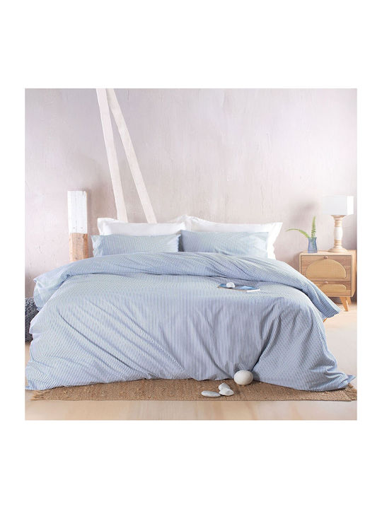 Rythmos Duvet Set Single 160x240cm Motiv Dark Blue 2pcs 380 GSMGsm