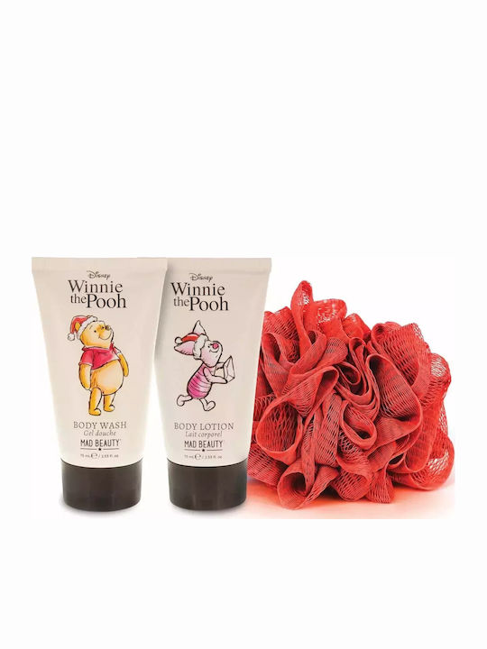 Mad Beauty Disney Winnie The Pooh Skin Care Set for Body Cleaning 3pcs