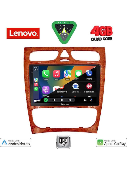 Lenovo Автомобилна Аудио Система (Блутут/USB/WiFi/GPS/Apple-Carplay/Android-Auto) с Тъчскрийн 9"