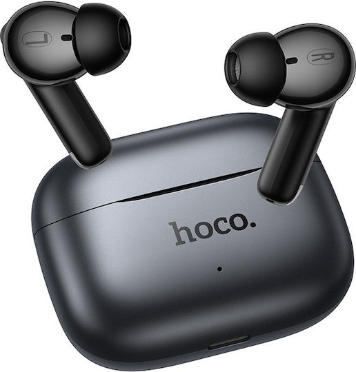 Hoco EQ27 In-ear Bluetooth Handsfree Ακουστικά με Θήκη Φόρτισης Μαύρα