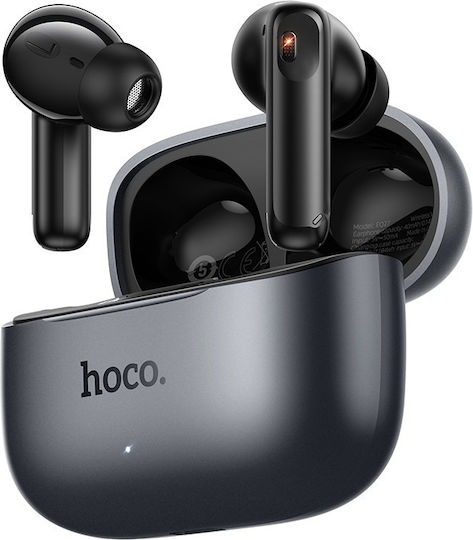 Hoco EQ27 In-ear Bluetooth Handsfree Ακουστικά με Θήκη Φόρτισης Μαύρα