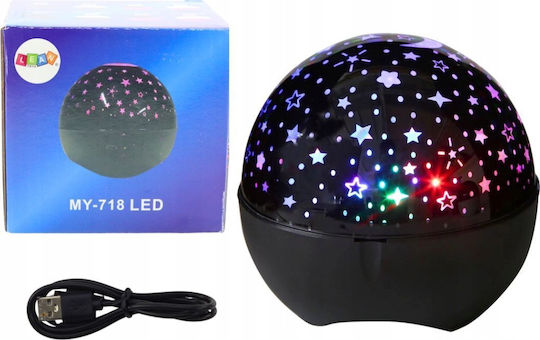 Lean Toys Lampă de proiecție pentru copii Negru Lean Toys Lampă de proiecție pentru copii Negru