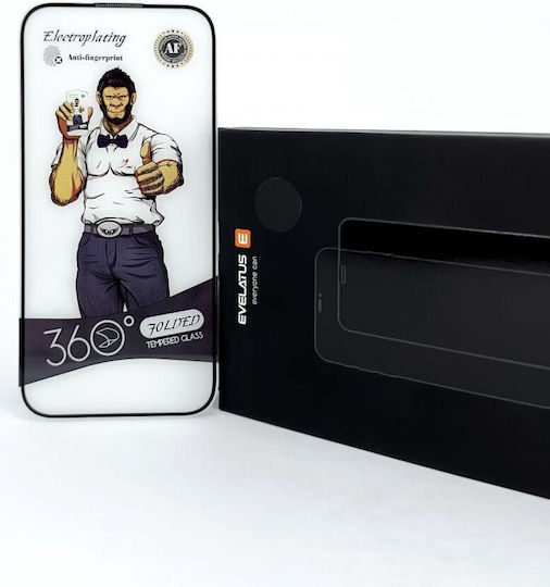 Evelatus 2.5D Tempered Glass Black (iPhone 15 Pro Max)