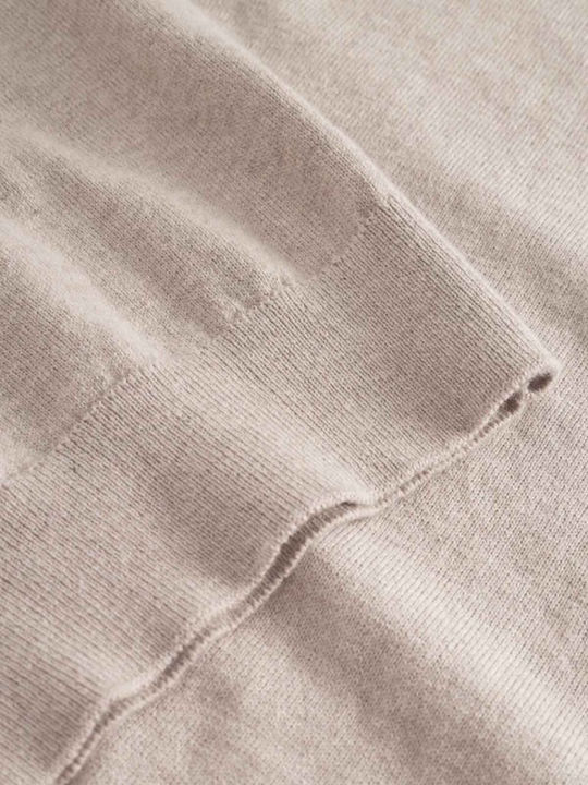 Polo Long Sleeve Blouse Cream