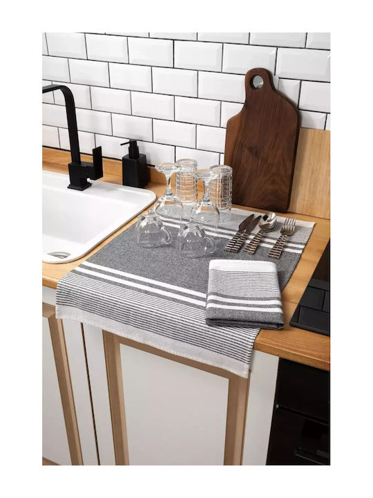 Set Of 2 Kitchen Cloths 45x60 – 100% Cotton High Absorption