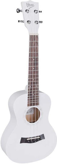 V-tone Uk23 Wh Acoustic Concert Ukulele 23" White + Cover Ukulele Bag Carrying Case 3 White Picks