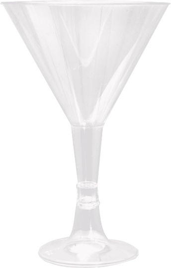 Tefaco Ποτήρι μιας Χρήσης Πλαστικό Διάφανο 180ml 6τμχ