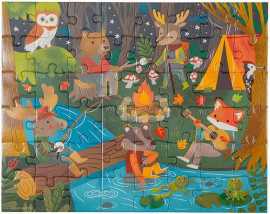 Stephen Joseph Kids Puzzle 48 Pieces Glow In Dark Outdoor