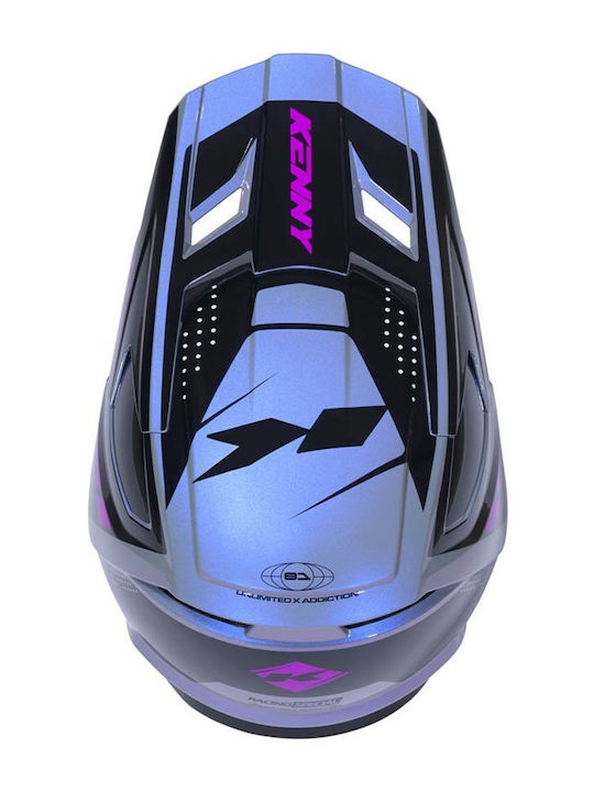 Kenny MX Performance Purple Diamond Motorradhelm Motocross ECE 22.06 1259gr