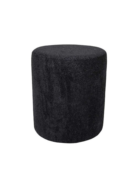 Black Fabric Stool – Modern Bean Bag Chair for Living Room & Bedroom
