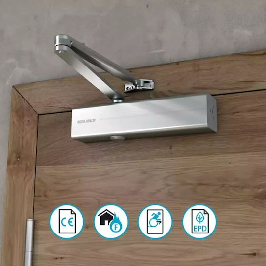 Assa Abloy Λουκέτο Πέταλο με Κλειδί 190mm Λευκό