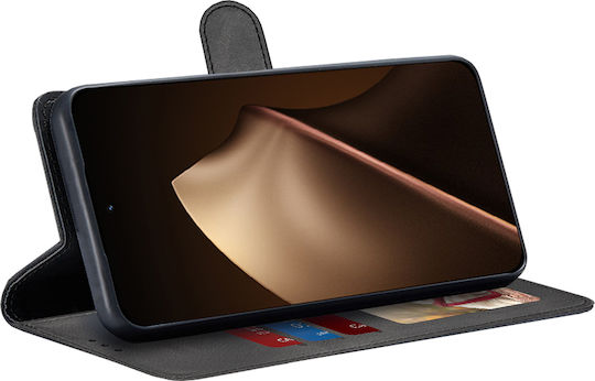 Techsuit Diary Book Silicone Black (Xiaomi 15T Pro)
