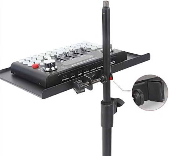 Dna Dna Sct1 Stand Shelf Tray Black Mixer Audio Interface Accessories Adjustable Mount 18x24 Cm Up To 1 Kg Ράφι Στήριξης Κονσόλας Αξεσουάρ Βάση Μικροφώνου