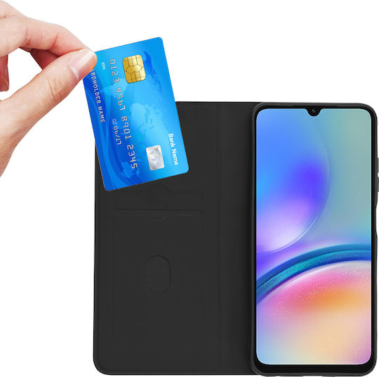 Techsuit Magskin Book Σιλικόνης / Δερματίνης Μαύρο (Xiaomi 15T)