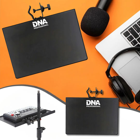 Dna Dna Sct1 Stand Shelf Tray Black Mixer Audio Interface Accessories Adjustable Mount 18x24 Cm Up To 1 Kg Ράφι Στήριξης Κονσόλας Αξεσουάρ Βάση Μικροφώνου
