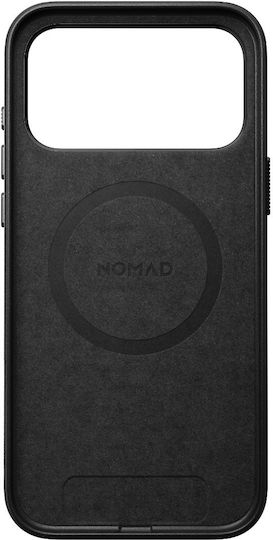 Nomad Back Cover Piele Negru (iPhone 17 Pro)
