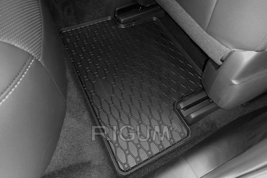 Rigum Set of Front and Rear Mats 4pcs for Mazda CX-60 2022+ Black
