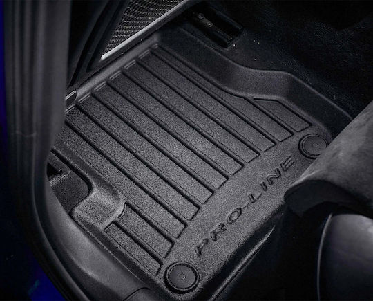 Frogum Set of Front and Rear Mats 4pcs for Toyota Aygo 2022 Black