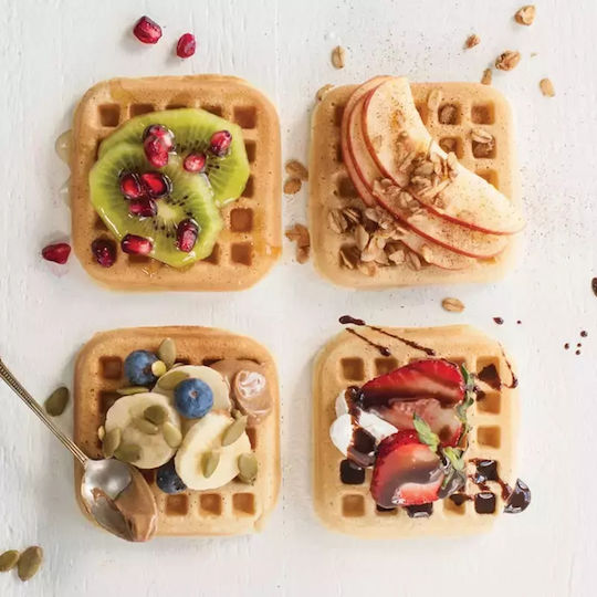 Φόρμα Σιλικόνης Mini Waffles Κύκλος