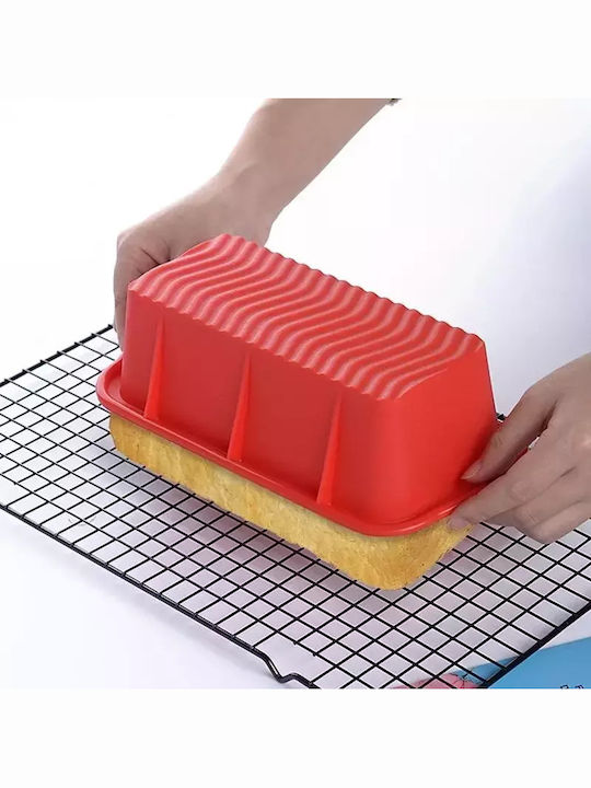 Silicone Bakeware Tins & Trays Rectangular Medium Turquoise