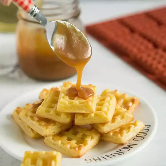 Φόρμα Σιλικόνης Mini Waffles Κύκλος