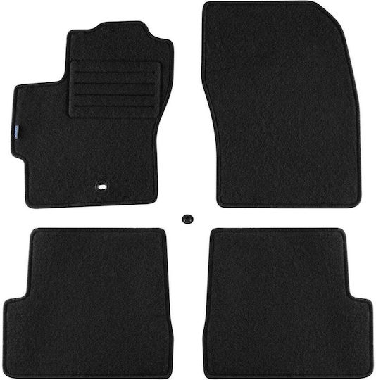 Petex Set of Front and Rear Mats 4pcs for Mazda 3 2003-2009 Black