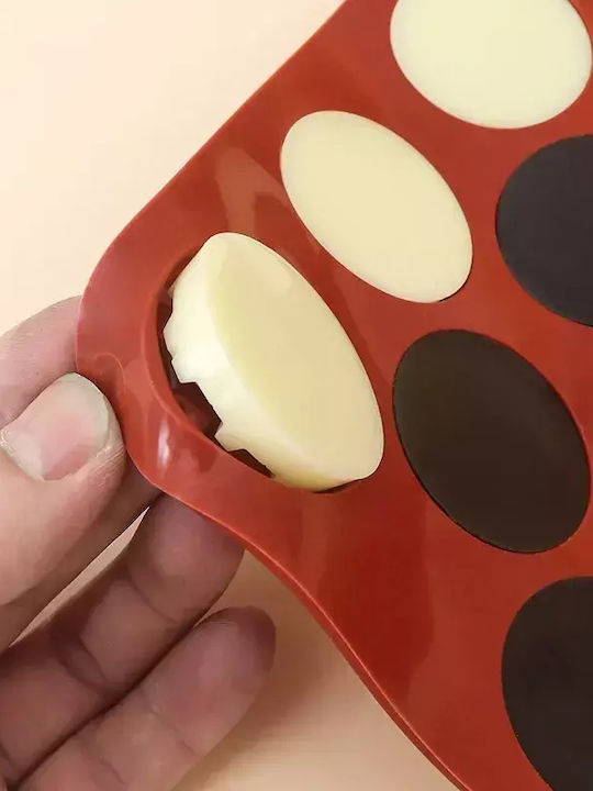 Φόρμα Σιλικόνης Mini Waffles Κύκλος