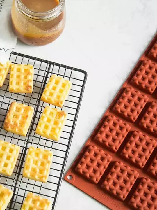 Φόρμα Σιλικόνης Mini Waffles Κύκλος
