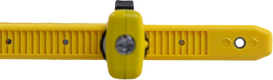 Oxford Combi Zip Lock Αντικλεπτική Κουλούρα Μοτοσυκλέτας Κίτρινο Χρώμα