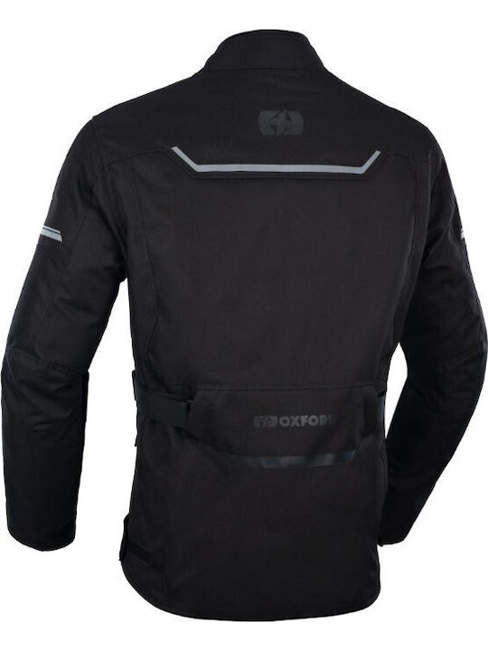 Oxford Metro 2.0 Men's Motorcycle Jacket 4 Seasons Waterproof Stealth Black