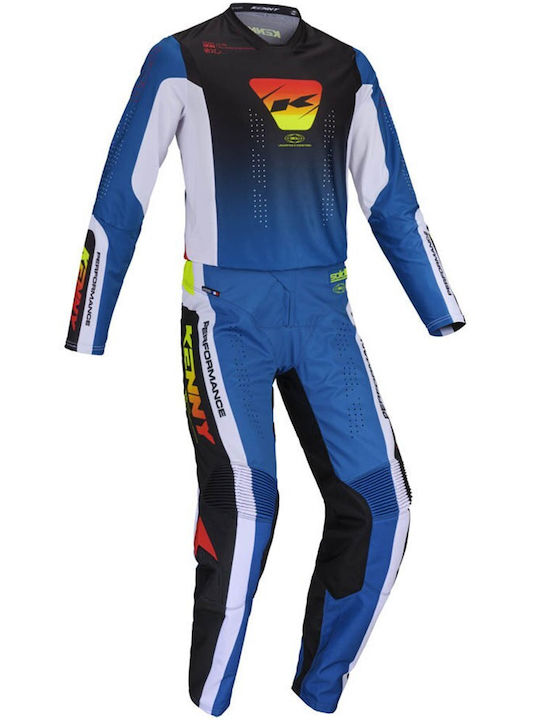 Kenny MX Performance Bărbați Pantaloni Motocross Gradient Blue