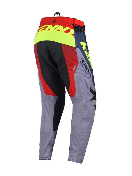 Kenny MX Force Ανδρικό Παντελόνι Καλοκαιρινό Beach Grey Red