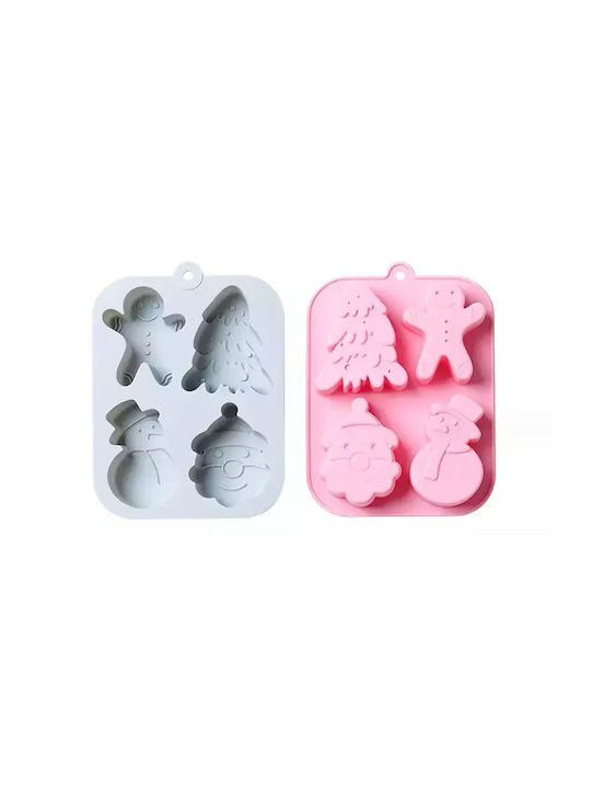 Pandaboo Weihnachtliche Süßigkeiten Pfanne/Form Rosa