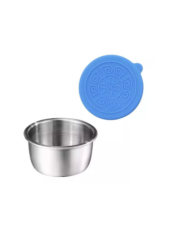 Pandaboo Δοχείο Φαγητού Inox Γαλάζιο