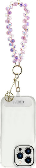 Guess Universal Wrist Strap Crystals 4g Charm Pink