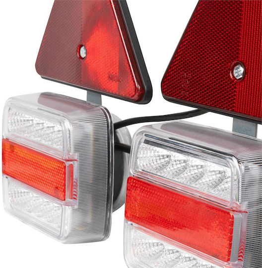 Set 2 Magnetische Piloten 2 Reflektierende Bänder LED Jbm-52839