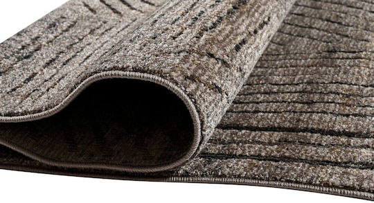 Polcarpet Cairo Giza 44002 Σετ Μοντέρνα Χαλιά Κρεβατοκάμαρας Brown Polcarpet 3τμχ