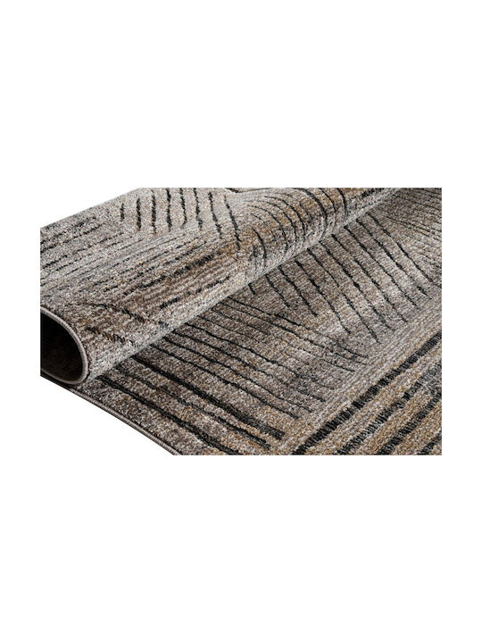 Polcarpet Cairo Giza 44002 Σετ Μοντέρνα Χαλιά Κρεβατοκάμαρας Brown Polcarpet 9999991329393 3τμχ