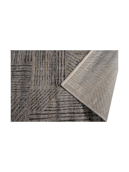 Polcarpet Cairo Giza 44002 Σετ Μοντέρνα Χαλιά Κρεβατοκάμαρας Brown Polcarpet 9999991329393 3τμχ