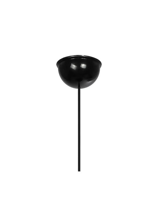 GloboStar Sklo Pendant Light Multicolour with Crystals for Socket E27 22x22x31cm
