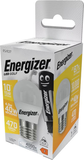 Energizer LED Bulb 4.9W 82mm for Socket E27 Natural White 470lm